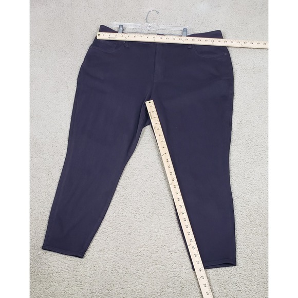 Kut from the Kloth Purple High Rise Ankle Skinny Pants Mens 20W Cotton Blend - Picture 10 of 13